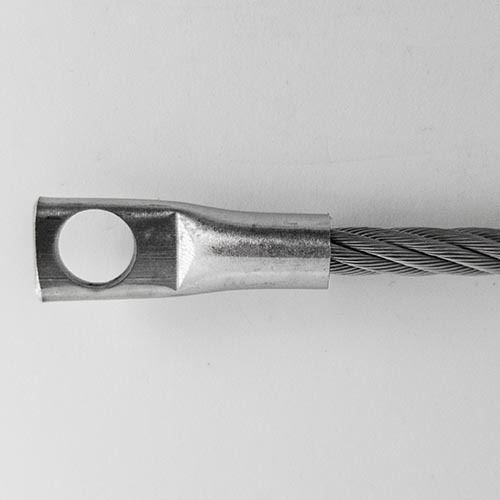 Type I, Rev. B, Stainless Steel Bond Strap - Custom Image